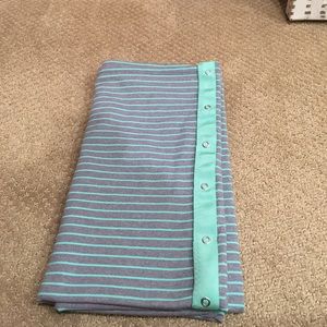 Lululemon Vinyasa Scarf Teal/Grey Stripe